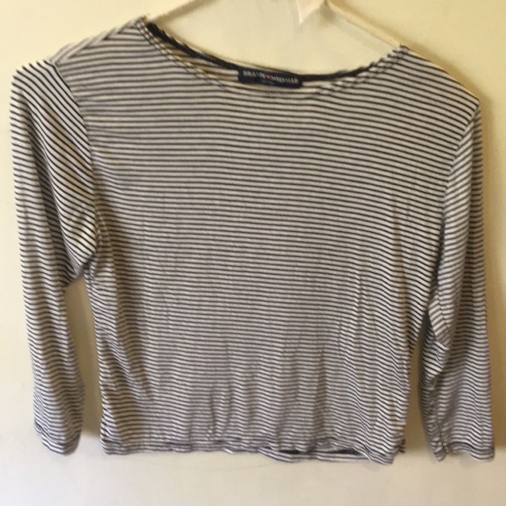 Brandy Melville 3/4 sleeve tee cropped